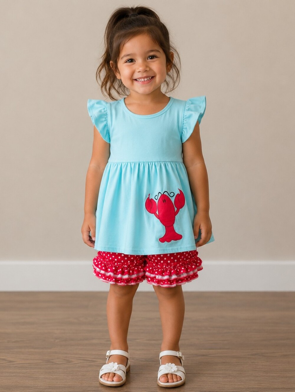 Girls Boutique Lobster Outfit Size 3T NWOT